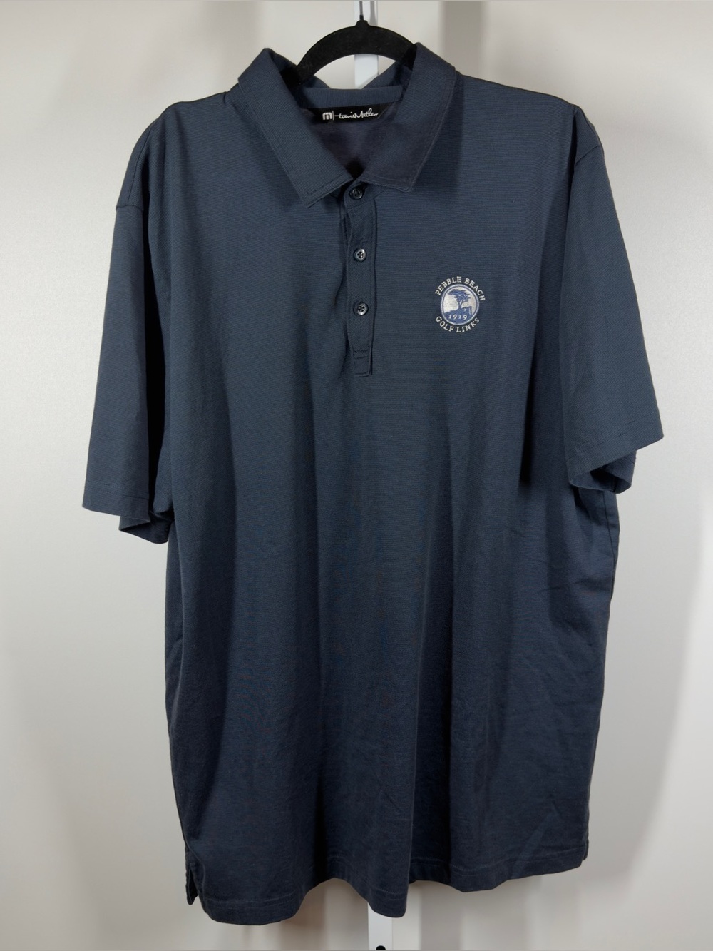 Travis Mathew Pebble Beach Golf Polo Shirt Size X-Large